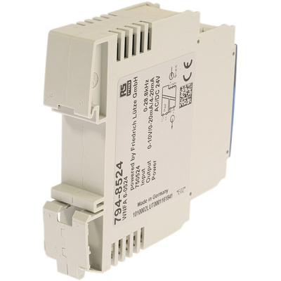 RS PRO Signal Conditioner, Frequency Input, Current, Voltage Output, 16.8 → 30 V dc, 19.2 → 28.8V ac