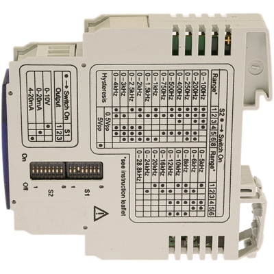 RS PRO Signal Conditioner, Frequency Input, Current, Voltage Output, 16.8 → 30 V dc, 19.2 → 28.8V ac