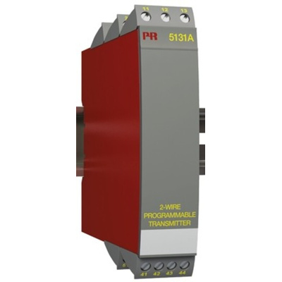 PR Electronics 5100 Series Programmable Signal Conditioner, Current, RTD, Thermocouple, Voltage Input, Current Output,