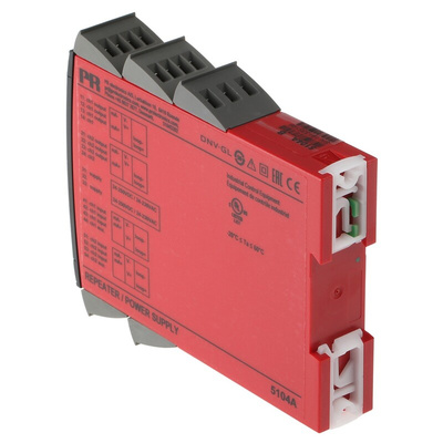 PR Electronics 1 Channel Galvanic Barrier, Repeater power supply, Current, Voltage Input, Current, Voltage Output