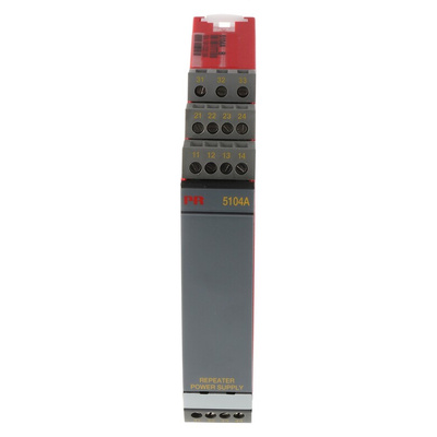 PR Electronics 1 Channel Galvanic Barrier, Repeater power supply, Current, Voltage Input, Current, Voltage Output
