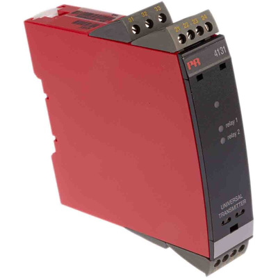 PR Electronics 4100 Series Universal Transmitter, Universal Input, Relay Output, 19.2 → 300 V dc, 21.6 →