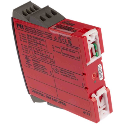 PR Electronics 4100 Series Universal Transmitter, Universal Input, Relay Output, 19.2 → 300 V dc, 21.6 →