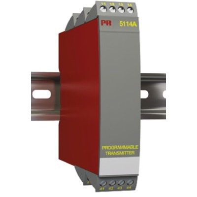 PR Electronics 1, 2 Channel Universal Transmitter, Programmable Transmitter, Current, RTD, Thermocouple, Voltage Input,