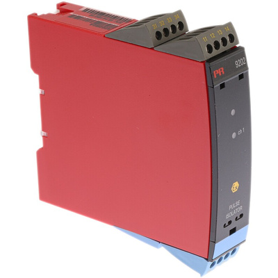 PR Electronics 9200 Series Pulse Isolator, NAMUR Sensor, Switch Input, Relay Output, 19.2 → 31.2V dc Supply, ATEX