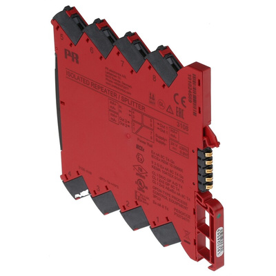 PR Electronics 3100 Series Isolating Signal Converter, Current Input, Current Output, 16.8 → 31.2V dc Supply,