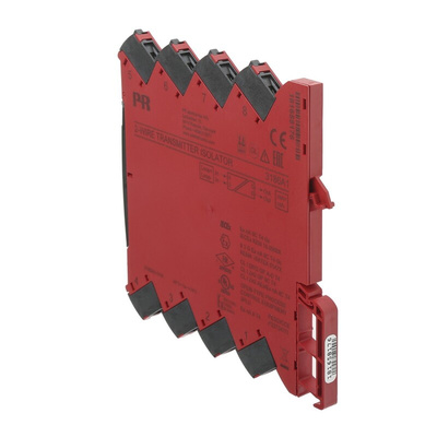 PR Electronics 3100 Series Current Isolator, Current Input, Current Output, 6 → 35V dc Supply, ATEX
