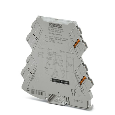 Phoenix Contact MINI MCR Series Signal Conditioner, RTD Input, Current, Voltage Output, 9.6 → 30V dc Supply