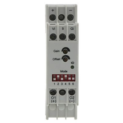 GIC Signal Conditioner, Current, Voltage Input, Current, Voltage Output, 24V dc Supply