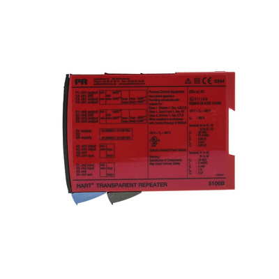 PR Electronics 1 Channel Galvanic Barrier, Hart Transparent Repeater, ATEX, IECEx