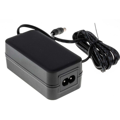 RS PRO Plastic 1.8m Adapter Power Supply for use with CCTV Cameras, Chargers, Lamps and lights, Speakers