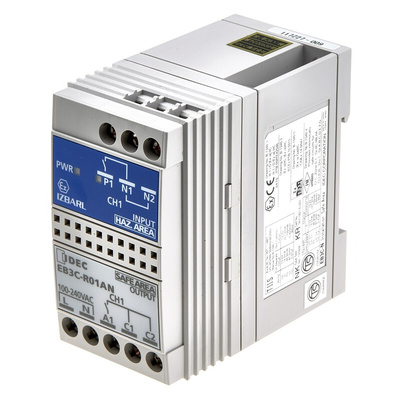 Idec 1 Channel Zener Barrier, Intrinsic Safety Barrier, Relay Output, ATEX