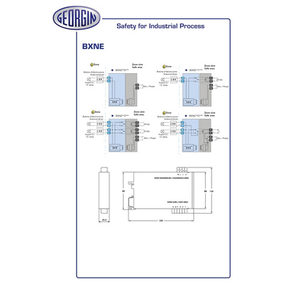 GEORGIN 1 Channel Intrinsic Security Power Supply, ATEX