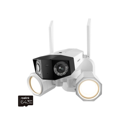 Reolink Indoor, Outdoor IR PoE Wifi CCTV Camera, 4608 x 1728 Resolution