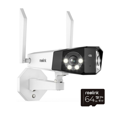 Reolink Indoor, Outdoor IR PoE Wifi CCTV Camera, 4608 x 1728 Resolution