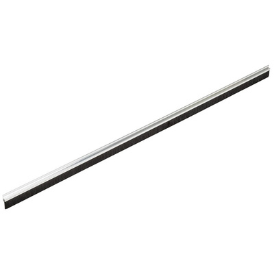 RS PRO Black Aluminium, Nylon Brush Strip, 25mm