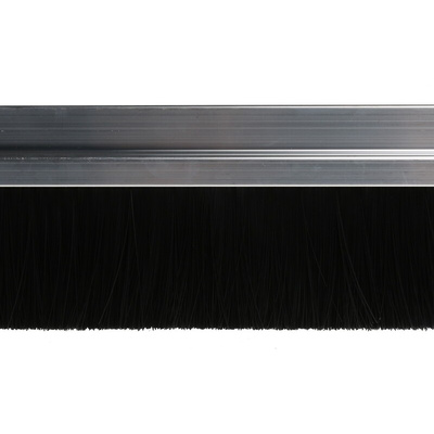 RS PRO Black Aluminium, Nylon Brush Strip, 60mm