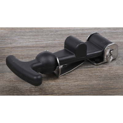 RS PRO Rubber, Stainless Steel Toggle Latch, 130 x 34 x 22mm