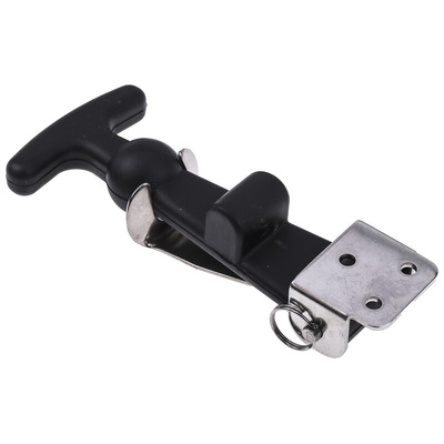 RS PRO Rubber, Stainless Steel Toggle Latch, 130 x 34 x 22mm