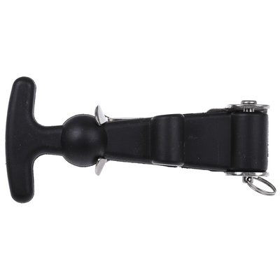 RS PRO Rubber, Stainless Steel Toggle Latch, 130 x 34 x 22mm