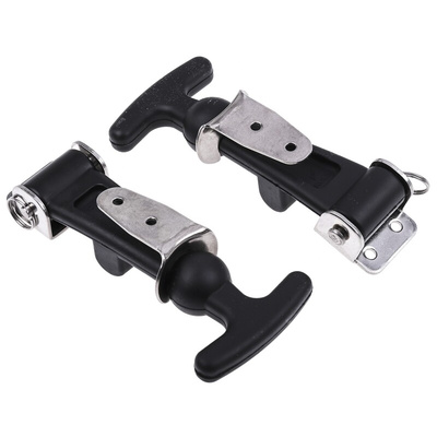 RS PRO Rubber, Stainless Steel Toggle Latch, 130 x 34 x 22mm