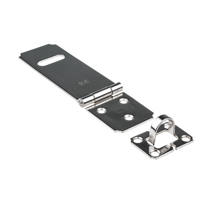 RS PRO Stainless Steel Hasp & Staple, 90 x 36mm