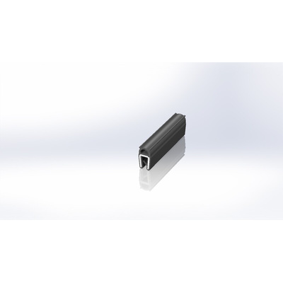 RS PRO Black EPDM Edge Protection, 20m