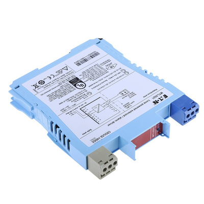 Eaton 1 Channel Zener Barrier, Solenoid Driver, Current Input, Current Output, ATEX