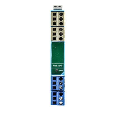 Eaton 2 Channel Zener Barrier, Isolated Driver, Current Input, Current Output, ATEX