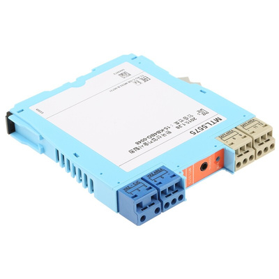 Eaton 1 Channel Zener Barrier, Temperature Converter, RTD, Thermocouple Input, Current, Relay Output, ATEX