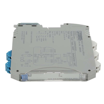 Phoenix Contact 1 Channel Galvanic Barrier, Repeater power supply, Current Input, Current Output, ATEX