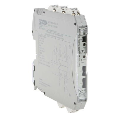 Phoenix Contact 1 Channel Galvanic Barrier, Isolating Amplifier, Current, Voltage Input, Current, Voltage Output, ATEX