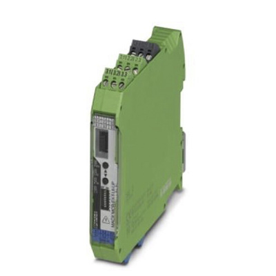 Phoenix Contact 1 Channel Galvanic Barrier, Temperature Converter, RTD, Potentiometer, Thermocouple, Voltage Input,
