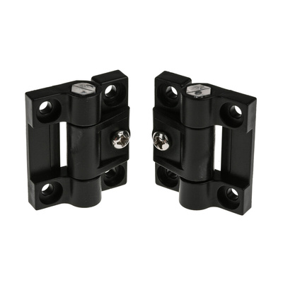 RS PRO Friction Hinge, Screw Fixing, 43mm x 37mm x 6mm