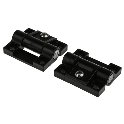 RS PRO Friction Hinge, Screw Fixing, 43mm x 37mm x 6mm