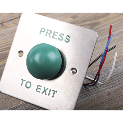 RS PRO Plastic Domed Push Button