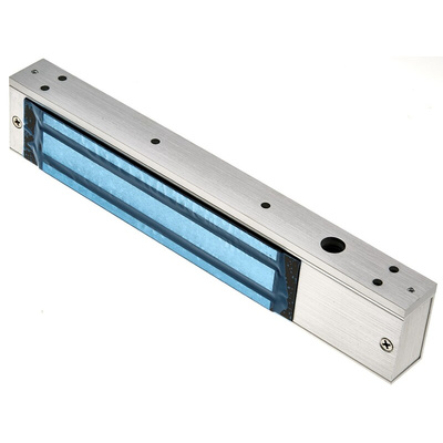 RS PRO Single Door Access Control Door Magnet, 600lb Holding Force 12 V dc, 24 V dc