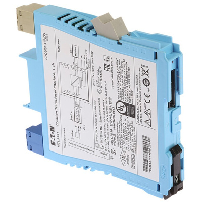 Eaton 1 Channel Zener Barrier, Vibration Transducer, ATEX