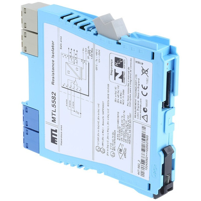 Eaton 1 Channel Zener Barrier, Resistance Isolator, RTD Input, Resistance Output, ATEX