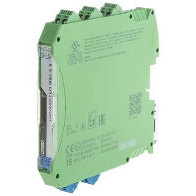 Phoenix Contact 2 Channel Galvanic Barrier, Repeater power supply, Current Input, Current Output