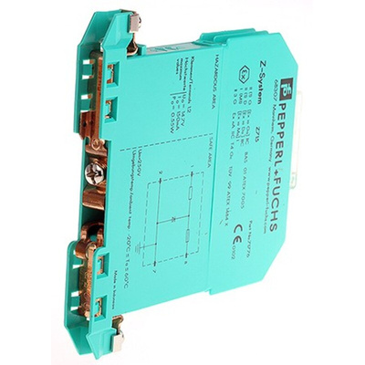 Pepperl + Fuchs 1 Channel Zener Barrier, ATEX