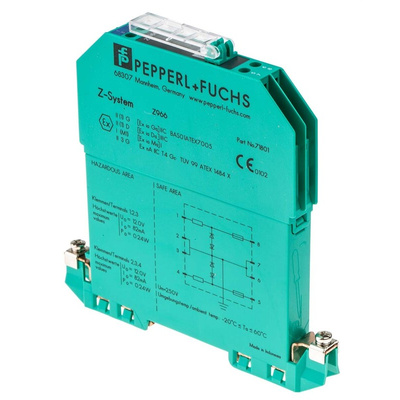 Pepperl + Fuchs 2 Channel Zener Barrier, ATEX