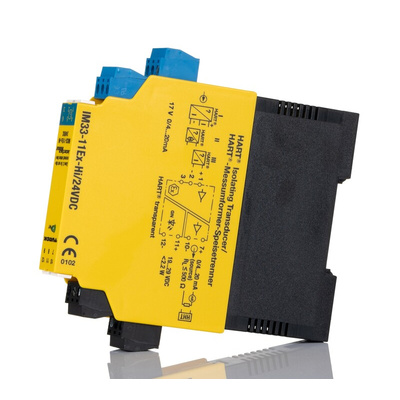 Turck 1 Channel Galvanic Barrier, HART Isolating Transducer, Current Input, Current Output, ATEX, IECEx