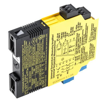 Turck 1 Channel Galvanic Barrier, Temperature Measuring Amplifier, RTD, Thermocouple, Voltage Input, Current Output,