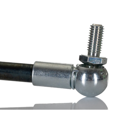 Camloc Steel Gas Strut, with Ball & Socket Joint, End Joint, 245mm Extended Length, 100mm Stroke Length
