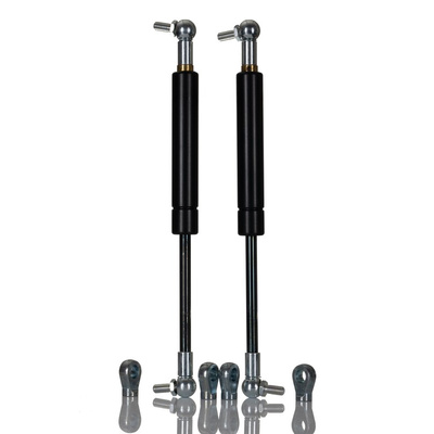 Camloc Steel Gas Strut, with Ball & Socket Joint, End Joint, 245mm Extended Length, 100mm Stroke Length