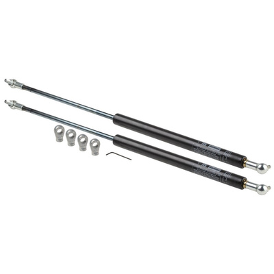 Camloc Steel Gas Strut, with Ball & Socket Joint, End Joint, 545mm Extended Length, 250mm Stroke Length