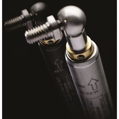 Camloc Stainless Steel Gas Strut, with Ball & Socket Joint, 480mm Extended Length, 200mm Stroke Length