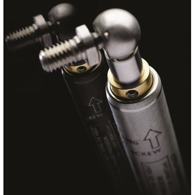 Camloc Stainless Steel Gas Strut, with Ball & Socket Joint, 1.08m Extended Length, 500mm Stroke Length