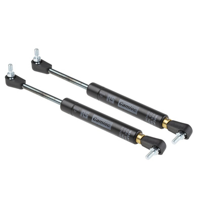 Camloc Steel Gas Strut, with Ball & Socket Joint, End Joint, 160mm Extended Length, 60mm Stroke Length